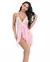 Pijamas com fecho frontal feminino, pijamas sexy, vestido de noite, lingerie, te