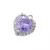 Imagem do ZHUKOU coração encantos para fazer jóias multi cor Cubic Zirconia pingentes d