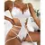 Conjunto de Lingerie Sexy feminino, bodysuits crotchless, Sling Patchwork, suti? - MegaMixSell