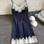 Vestido noturno sexy de seda feminino, mini vestido com retalhos de renda, cinta - loja online