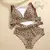 Seamless Sexy Leopard Bras Set para Mulheres, Push Up Bras, Hollow Out, Cintura - MegaMixSell