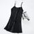 Sexy vestido de cetim de seda das mulheres, Nighties sem mangas, camisola V-Neck - comprar online