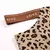 Seamless Sexy Leopard Bras Set para Mulheres, Push Up Bras, Hollow Out, Cintura - MegaMixSell