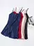 Sexy vestido de cetim de seda das mulheres, Nighties sem mangas, camisola V-Neck