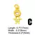 OCESRIO Banhado A Ouro CZ Pequeno Menino e Menina Encantos para Colares Cobre DI - comprar online