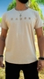 CAMISETA-LOGO RELEVO-AREIA