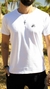 camiseta branca estampa costas