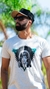 camiseta mescla claro estampa india