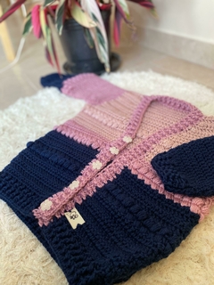 cardigan con florcitas - comprar online
