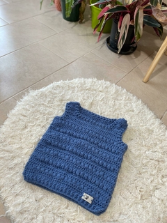 chalequito azul aero - comprar online