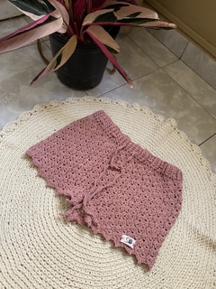 Short elastizado rosa viejo