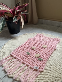 Vestido playero rosa - comprar online