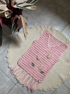 Vestido playero rosa en internet