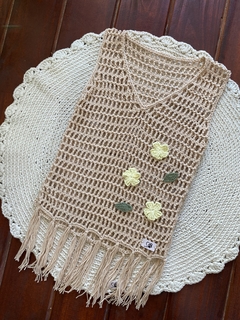Vestidito playero beige