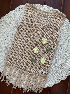 Vestidito playero beige - comprar online