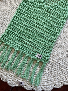 Vestidito playero verde agua - comprar online