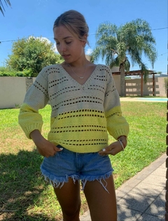 Sweater combinado