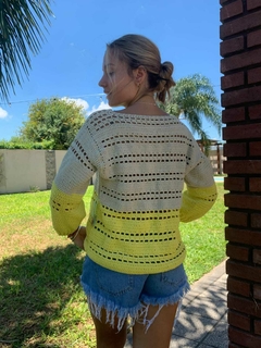 Sweater combinado - comprar online