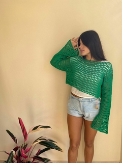 Sweater red verde loro - comprar online