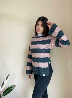 Sweater rayado en internet