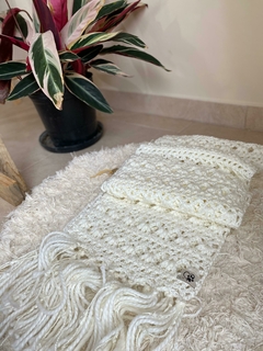Bufanda blanco marfil - comprar online