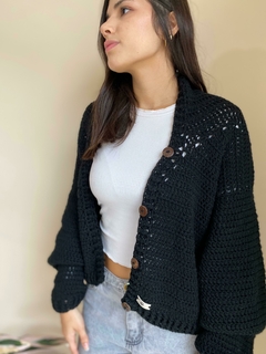 Cardigan negro - comprar online