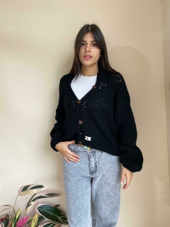 Cardigan negro - tienda online