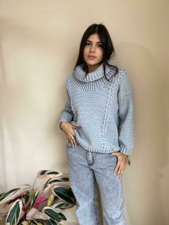 Polerón gris perla