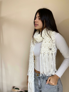 Bufanda blanco marfil en internet