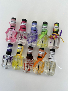 Aceite de cuticula en esmalte