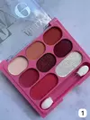 Paleta de sombras eye mely Roja