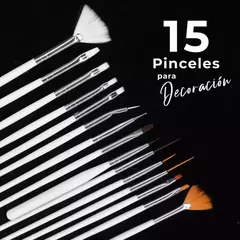 Set pinceles x15