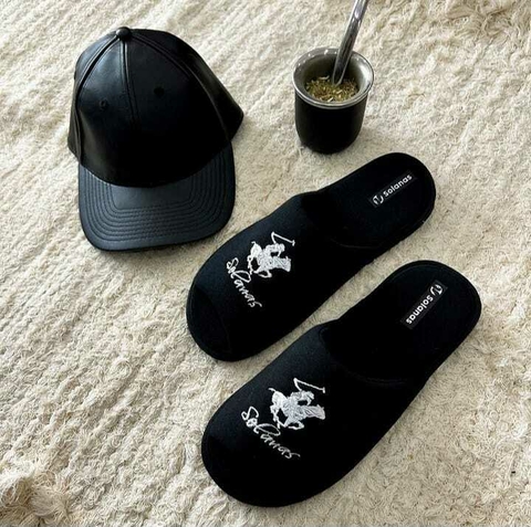 PANTUFLAS BORDADAS