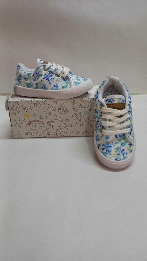 ZAPATILLA MINI DE LONA FLOWER