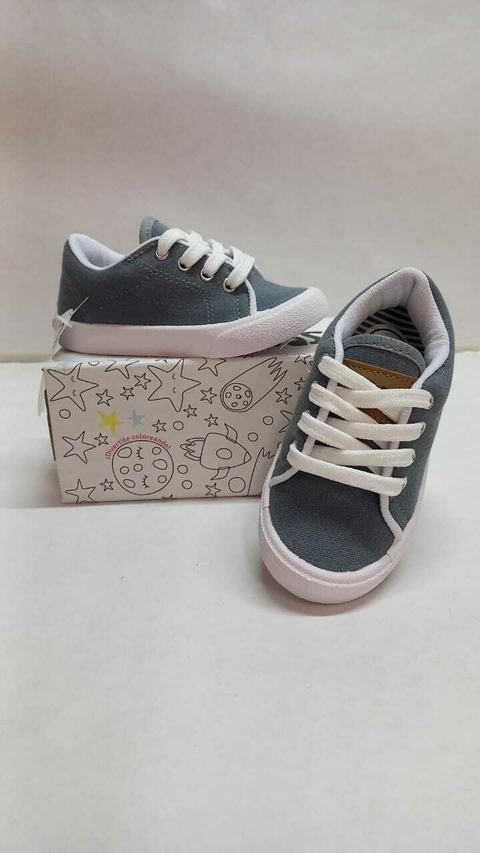 ZAPATILLA MINI DE LONA GREY