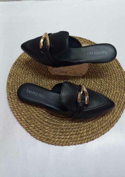 SLIPPERS NEGRO