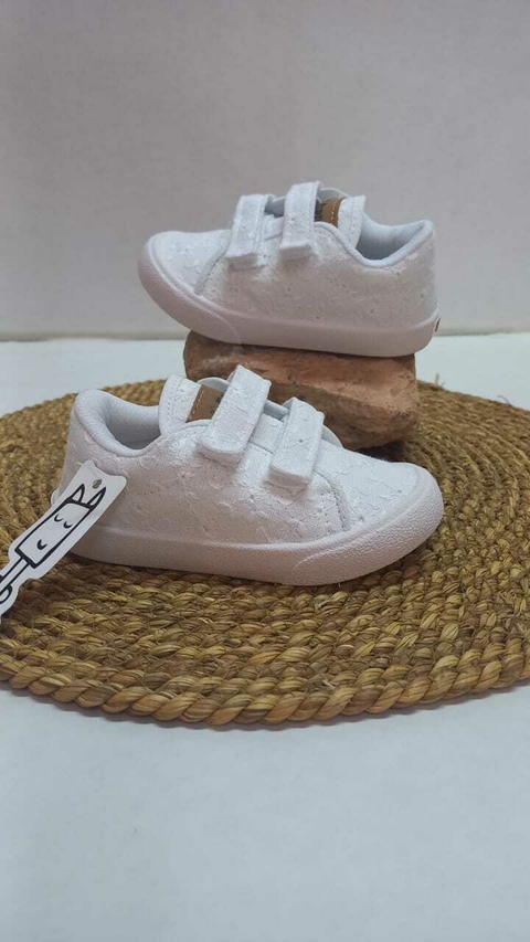 ZAPATILLA MINI DE LONA BLANCO