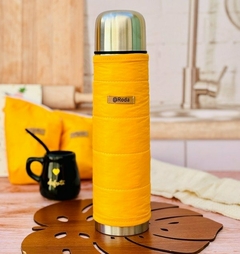 NUEVO INGRESO! TERMO 1 L DE ACERO DOBLE CAPA CON FUNDA MATELASSE - comprar online