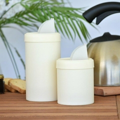 SET DE TARROS PVC YERBERA Y AZUCARERA con tapa+ pico vertedor - comprar online