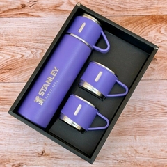 Para los amantes del cafe! Set de Termo de 500ml con 3 tazas - UnayMil Cosas