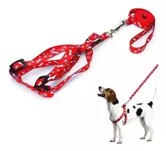 Conjunto Pretal Arnés Con Correa Para Perros/Gatos MINI