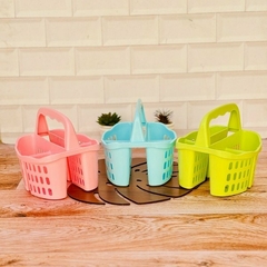 Escurridor de cubiertos para bacha con 4 divisiones Pastel 17 X 18 X 15 CM - comprar online