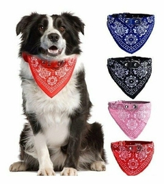 Collar Con Pañuelo Bandana Extra Grande 55cm Para Perros