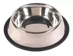 Comedero Perros Acero Inoxidable Antivuelco 21cm de base.