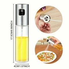 DOSIFICADOR DE ACEITE VIDRIO 18 CM 100 ML