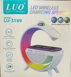 Lámpara Parlante de Luz Nocturna con cargador Y luz superior