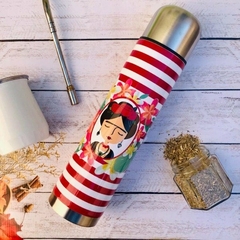 TERMO ACERO 1 LITRO CON VINILO DECO - UnayMil Cosas