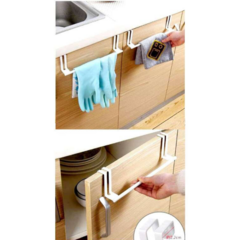COLGADOR PARA TOALLAS METAL BLANCO