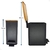 Lixeira Styllus 5l Slim Com Pedal E Tampa De Bambu Banheiro - Kadê