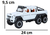 Miniatura Mercedes G63 Amg Fricção Abre Portas Com Luz E Som - comprar online